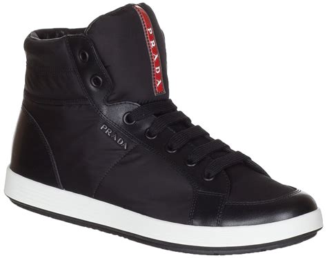 prada sneakers wholesale|high top black Prada sneakers.